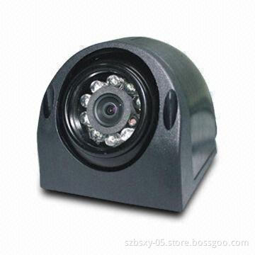 Car Sideview Camera with 420TVL Horizontal Resolution and 12V DC Power Supply